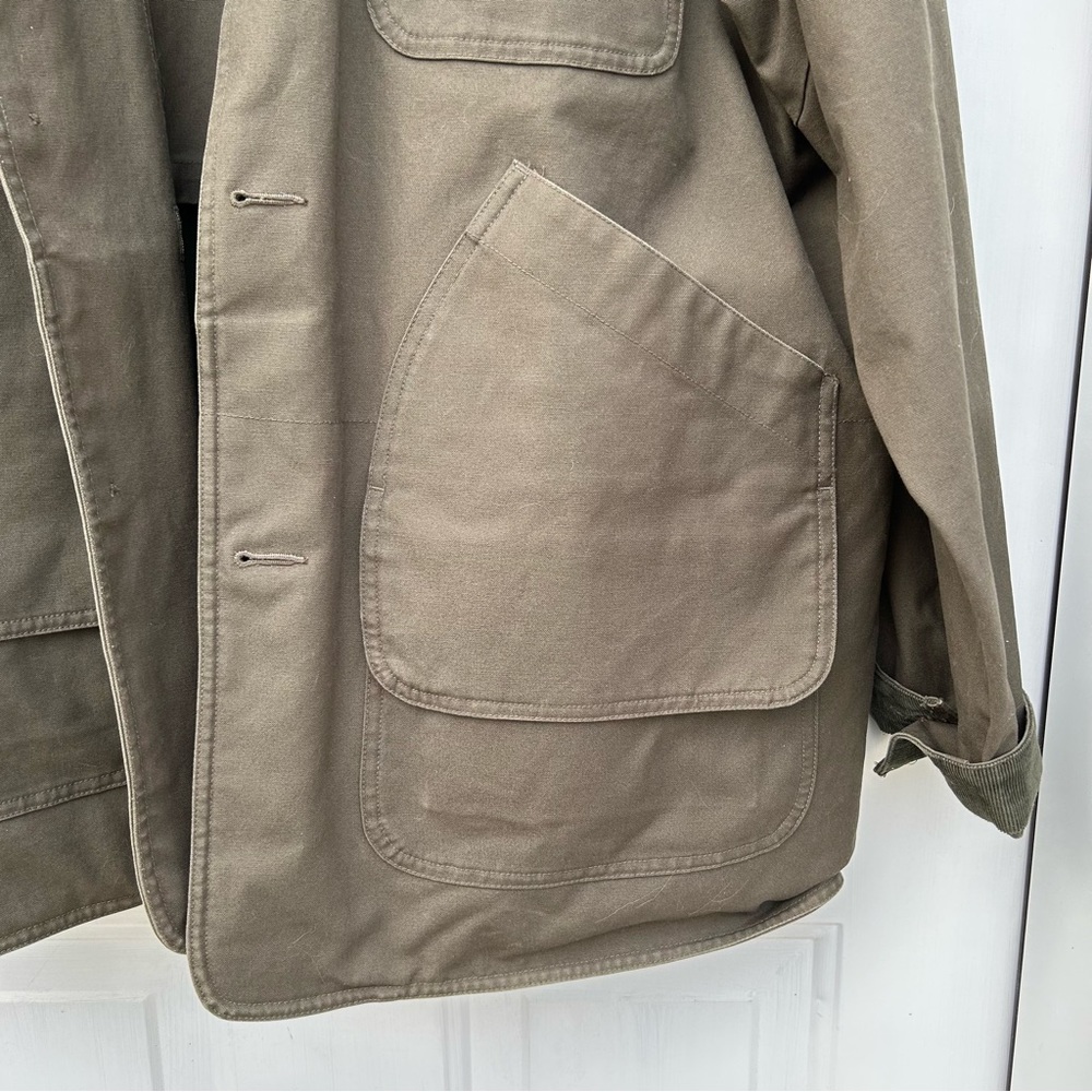 Vintage LL Bean Men’s Field Coat with Game Bag | EUC Men’s Large - Picture 5 of 13
